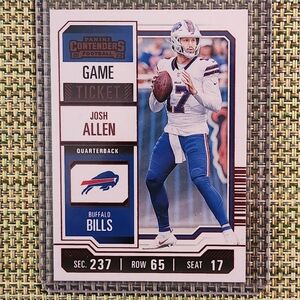 Josh Allen Football Card